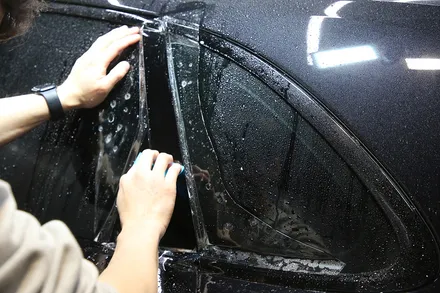 인천 포르쉐 카이엔 사고 수리 후 랩핑제거 그리고 전체PPF로 보험처리 / 광진구, 성수, 송파