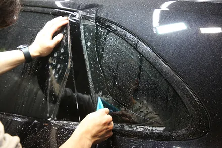 인천 포르쉐 카이엔 사고 수리 후 랩핑제거 그리고 전체PPF로 보험처리 / 광진구, 성수, 송파
