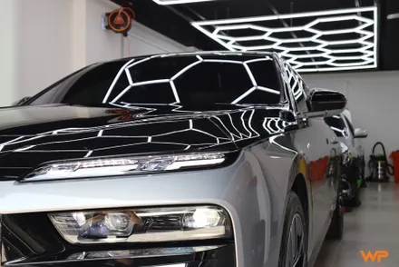 BMW 7시리즈 상단 투톤랩핑 비닐프로그 하이그로시 블랙 광진구랩핑 / 광진구, 성수, 송파