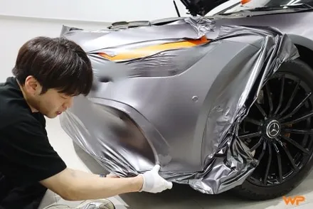 벤츠 GT43 AMG 랩핑제거 및 전체랩핑 재시공 장안동 / 광진구 중곡동