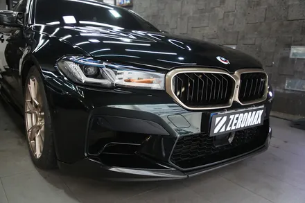인천 랩핑 고광택 AX 필름 메탈릭 에메랄드 전체 시공 [ BMW M5 CS ] / 광진구, 성수, 송파