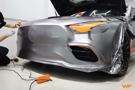 벤츠 GT43 AMG 랩핑제거 및 전체랩핑 재시공 장안동 / 광진구 중곡동