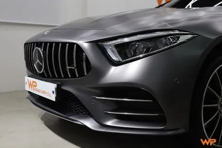 중랑구 벤츠 CLS450 (C257) 전체랩핑 전문샵 사틴다크그레이 / 광진구, 성수, 송파