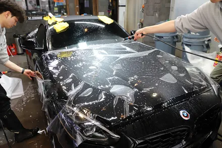 BMW Z4 M40I 자동차PPF 필름 시공 (+소프트탑,휠,가죽코팅) / 광진구, 성수, 송파