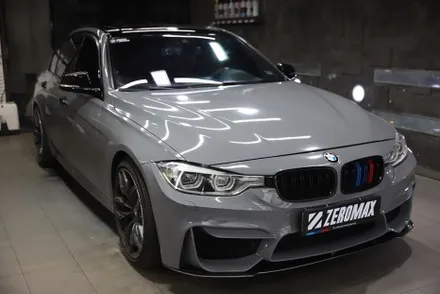 BMW 3시리즈 락그레이 시멘트 전체랩핑 청라랩핑 / 광진구, 성수, 송파