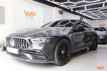 벤츠 GT43 AMG 랩핑제거 및 전체랩핑 재시공 장안동 / 광진구 중곡동