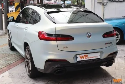 강동구랩핑 BMW X4 M40I 랩핑 제거 후 타이니봇 전체랩핑 / 광진구 중곡동