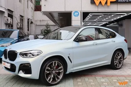 강동구랩핑 BMW X4 M40I 랩핑 제거 후 타이니봇 전체랩핑 / 광진구 중곡동