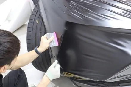 람보르기니 우르스 전체 사틴블랙 풀 카본 랩핑 / 광진구 중곡동