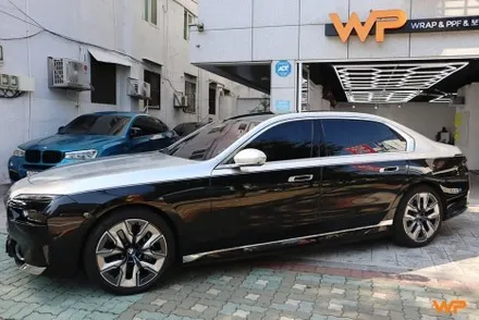 송파랩핑 BMW I7 투톤랩핑 이런 컬러 조합 어때 / 광진구 중곡동