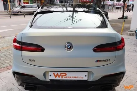 강동구랩핑 BMW X4 M40I 랩핑 제거 후 타이니봇 전체랩핑 / 광진구 중곡동