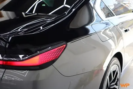 BMW 7시리즈 상단 투톤랩핑 비닐프로그 하이그로시 블랙 광진구랩핑 / 광진구, 성수, 송파