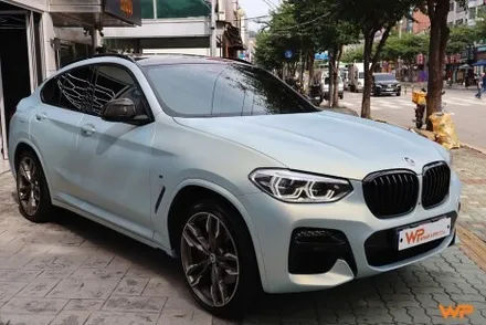 강동구랩핑 BMW X4 M40I 랩핑 제거 후 타이니봇 전체랩핑 / 광진구 중곡동