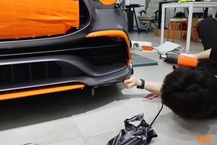 벤츠 GT43 AMG 랩핑제거 및 전체랩핑 재시공 장안동 / 광진구 중곡동