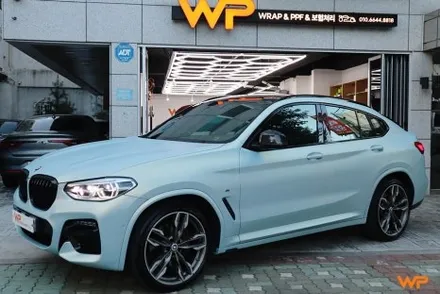 강동구랩핑 BMW X4 M40I 랩핑 제거 후 타이니봇 전체랩핑 / 광진구 중곡동