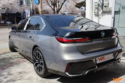 BMW 7시리즈 상단 투톤랩핑 비닐프로그 하이그로시 블랙 광진구랩핑 / 광진구, 성수, 송파