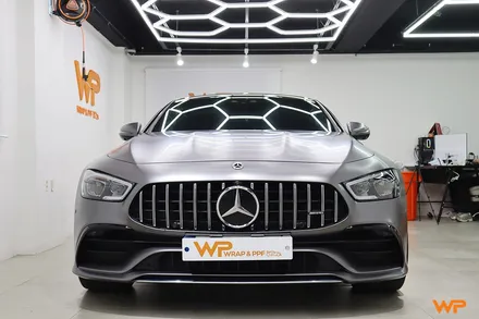 벤츠 GT43 AMG 랩핑제거 및 전체랩핑 재시공 장안동 / 광진구 중곡동