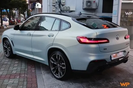 강동구랩핑 BMW X4 M40I 랩핑 제거 후 타이니봇 전체랩핑 / 광진구 중곡동