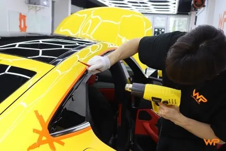gt43 amg 크롬죽이기 엠블럼 블랙 교체 크롬딜리트 필수 / 광진구 중곡동