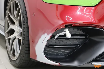 성수동 벤츠  GT43 AMG 랩핑 재시공 사고수리 보험처리 / 광진구 중곡동