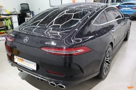 벤츠 GT43 전체랩핑 AMG 감성 살린 옐로우 컬러변신 / 광진구 중곡동