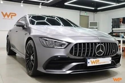 벤츠 GT43 AMG 랩핑제거 및 전체랩핑 재시공 장안동 / 광진구 중곡동