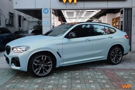 강동구랩핑 BMW X4 M40I 랩핑 제거 후 타이니봇 전체랩핑 / 광진구 중곡동