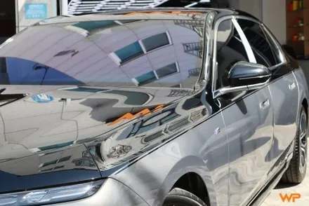 BMW 7시리즈 상단 투톤랩핑 비닐프로그 하이그로시 블랙 광진구랩핑 / 광진구, 성수, 송파
