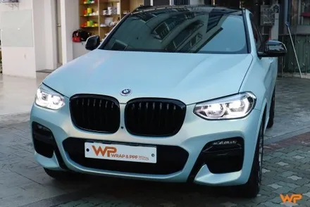 강동구랩핑 BMW X4 M40I 랩핑 제거 후 타이니봇 전체랩핑 / 광진구 중곡동