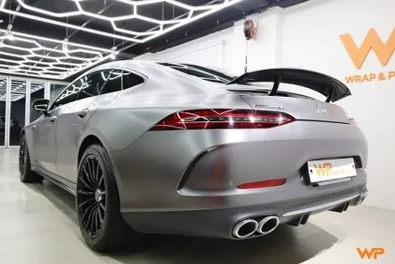 벤츠 GT43 AMG 랩핑제거 및 전체랩핑 재시공 장안동 / 광진구 중곡동