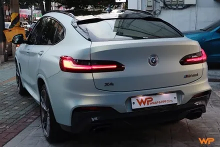 강동구랩핑 BMW X4 M40I 랩핑 제거 후 타이니봇 전체랩핑 / 광진구 중곡동