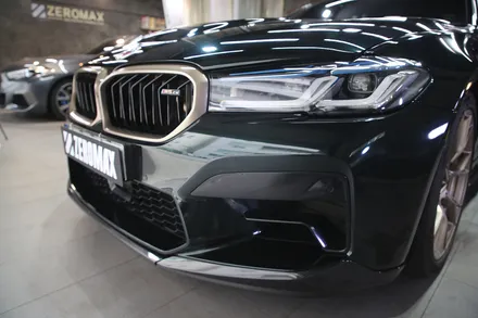 인천 랩핑 고광택 AX 필름 메탈릭 에메랄드 전체 시공 [ BMW M5 CS ] / 광진구, 성수, 송파