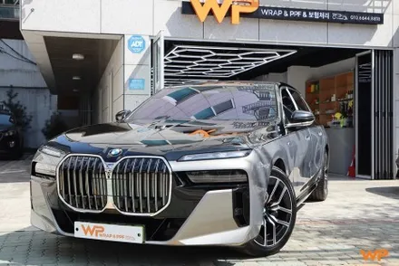 BMW 7시리즈 상단 투톤랩핑 비닐프로그 하이그로시 블랙 광진구랩핑 / 광진구, 성수, 송파