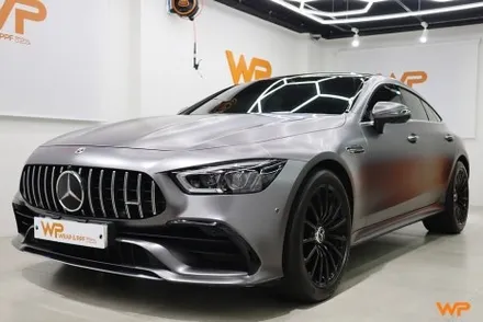 벤츠 GT43 AMG 랩핑제거 및 전체랩핑 재시공 장안동 / 광진구 중곡동