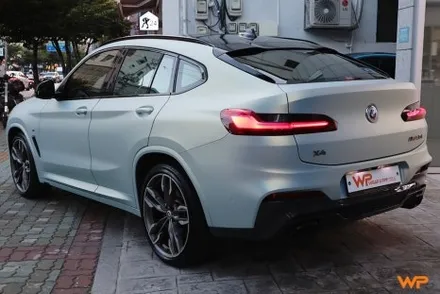 강동구랩핑 BMW X4 M40I 랩핑 제거 후 타이니봇 전체랩핑 / 광진구 중곡동