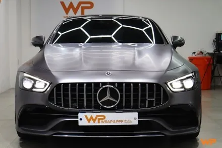 벤츠 GT43 AMG 랩핑제거 및 전체랩핑 재시공 장안동 / 광진구 중곡동