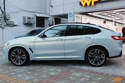 강동구랩핑 BMW X4 M40I 랩핑 제거 후 타이니봇 전체랩핑 / 광진구 중곡동