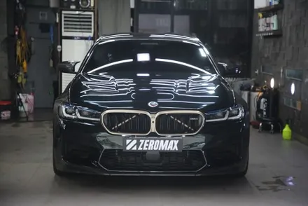 인천 랩핑 고광택 AX 필름 메탈릭 에메랄드 전체 시공 [ BMW M5 CS ] / 광진구, 성수, 송파