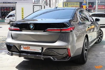 BMW 7시리즈 상단 투톤랩핑 비닐프로그 하이그로시 블랙 광진구랩핑 / 광진구, 성수, 송파