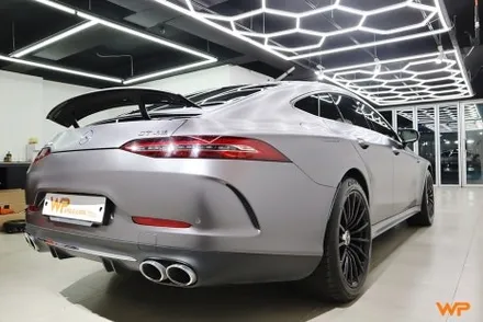 벤츠 GT43 AMG 랩핑제거 및 전체랩핑 재시공 장안동 / 광진구 중곡동