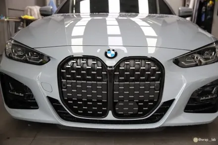 BMW 420i 그릴 유광블랙 크롬죽이기 랩핑 / 광진구, 성수, 송파