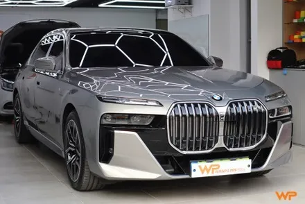 BMW 7시리즈 상단 투톤랩핑 비닐프로그 하이그로시 블랙 광진구랩핑 / 광진구, 성수, 송파