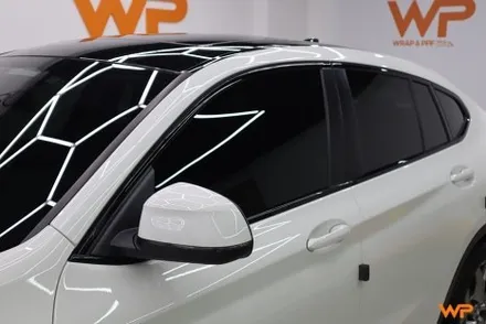 송파랩핑 BMW X4 블랙PPF 루프스킨 크롬죽이기 패키지 / 광진구 중곡동