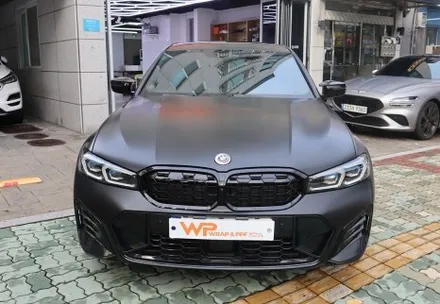 잠실 BMW 340I 사틴블랙 전체랩핑 시공기 호불호가 없는!! / 광진구 중곡동