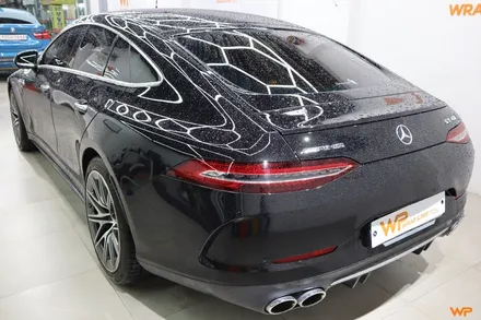 벤츠 GT43 전체랩핑 AMG 감성 살린 옐로우 컬러변신 / 광진구 중곡동