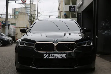 인천 랩핑 고광택 AX 필름 메탈릭 에메랄드 전체 시공 [ BMW M5 CS ] / 광진구, 성수, 송파