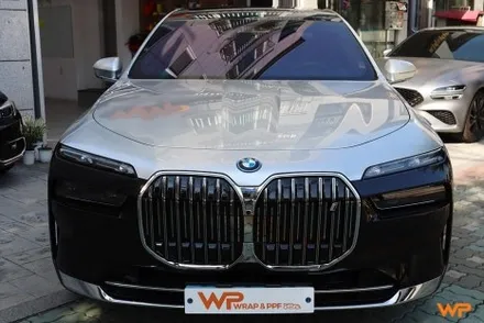 송파랩핑 BMW I7 투톤랩핑 이런 컬러 조합 어때 / 광진구 중곡동