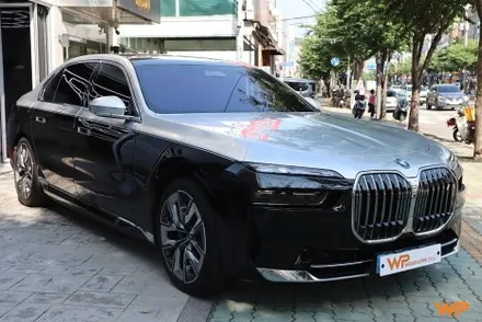 송파랩핑 BMW I7 투톤랩핑 이런 컬러 조합 어때 / 광진구 중곡동