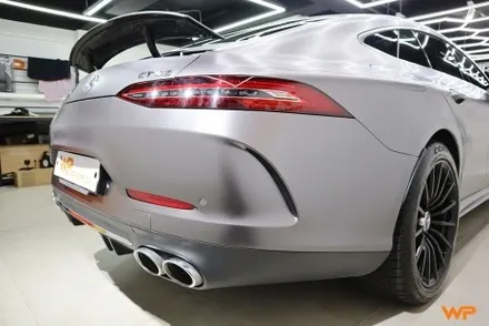 벤츠 GT43 AMG 랩핑제거 및 전체랩핑 재시공 장안동 / 광진구 중곡동