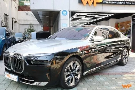 송파랩핑 BMW I7 투톤랩핑 이런 컬러 조합 어때 / 광진구 중곡동